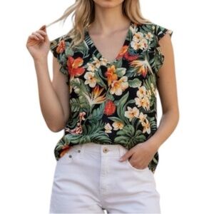 CHRISTIAN SIRIANO Aloha Top size S NWT